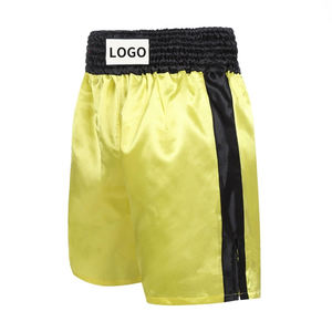 <b>Mens</b> Boxing Shorts Custom Logo Quick Dry Breathable Boxing <b>Trunks</b> Training Gym Athletic Sports Wear - Product Image 3