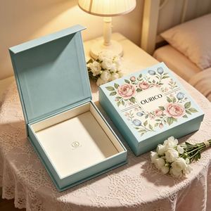 Custom <b>Magnetic</b> Flip <b>Gift</b> <b>Boxes</b> & Book-Shaped Perfume Packaging Holiday Cosmetic <b>Boxes</b> with Kraft Corrugated Four-Color Printing - Product Image 3