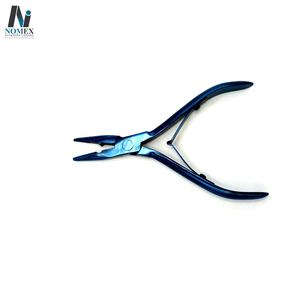 Alicates profesionales para extensiones de cabello de acero inoxidable azul, embalaje personalizado, herramienta para abrir cuentas de alta calidad - Product Image 5