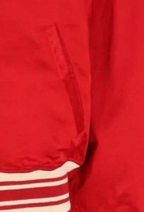 เสื้อแจ็คเก็ตเบสบอลสไตล์วินเทจสำหรับผู้ชาย ออกแบบเองได้ ผ้าฝ้ายปักลายด้านหน้า ระบายอากาศได้ดี แห้งเร็ว สไตล์ไฮสตรีท - Product Image 6