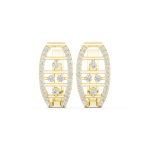 cuterie Jewels 10K <b>Chunky</b> <b>Hoop</b> Earrings for women - Product Image 5