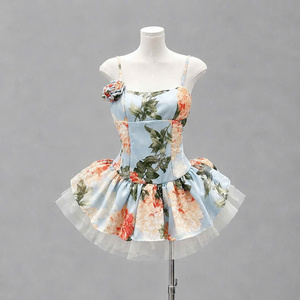 Vestido elegante de manga corta para mujer, ideal para combinar elegancia, comodidad, estilo casual y formal para diversos eventos, maxi de seda. - Product Image 3