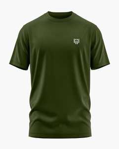 T-shirt à manches courtes jaune moutarde pour homme, col rond, avec logo imprimé sur le devant, en jersey de coton, coupe décontractée, fabriqué au Pakistan - Product Image 4