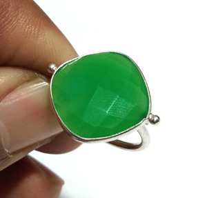 Bague en argent sterling 925 avec pierre précieuse en rubis naturel, style bohème fait main, bague statement unisexe, bijoux en gros KGN SILVER - Product Image 6