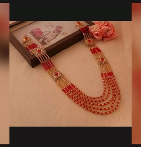 Pakistani/Indian Bridal Mala Zinc Alloy <b>Beads</b> Chokers Trendy Wedding Jewelry <b>Set</b> New Design for Women - Product Image 2