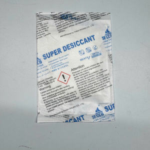 Super Secco 25g 40 pièces par kg 10kg par carton Taux d'absorption de 400% Poudre de chlorure de calcium déshydratant contrôle de l'humidité - Product Image 4
