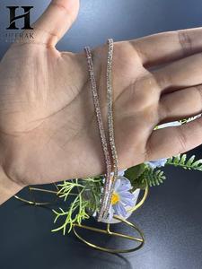 Pulsera de tenis de lujo con diamantes cultivados en laboratorio de corte redondo, pulsera clásica de eslabones brillantes al por mayor - Product Image 5