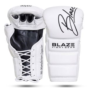 Gants de MMA personnalisés OEM à lacets pour le sparring MMA, l'entraînement UFC, la boxe, le grappling, le sac de frappe et les arts martiaux - Product Image 1