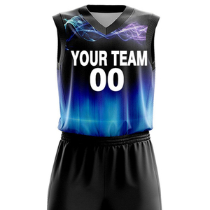ชุดบาสเก็ตบอลเปล่าขายส่ง รับออกแบบพิมพ์ลายแบบ Sublimation ชุดกีฬา ชุดฝึกซ้อม ระบายอากาศได้ดี - Product Image 4