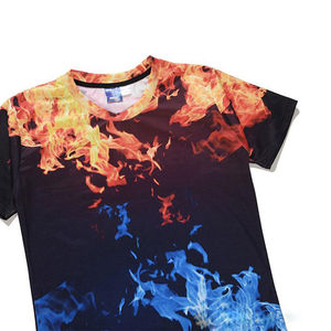 Camiseta de Manga Corta con Estampado Tie Dye para Hombre, Tejido Cómodo de Primera Calidad, Ropa Casual de Calle - Product Image 2