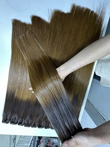 Trame plate sans couture de luxe couleur Ombre 100% extensions de trame de cheveux humains vierges vietnamiens trame de génie - Product Image 3