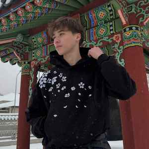 Sudadera Personalizada 100% Algodón, Sudadera Extra Grande para Hombre con Bordado Rosa, Sudadera de Felpa Gruesa para Hombre - Product Image 3