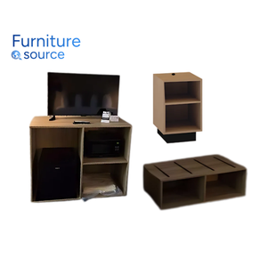 Meubles d'hôtel bien conçus pour les chambres Super 8-MDF avec finition LPL pour la chambre à coucher-Made in Vietnam Factory - Product Image 4