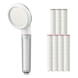 Moolmang Pure Plus <b>Shower</b> <b>Head</b> With Refill 7 PC Removes Rust Limescale <b>Water</b> <b>Saving</b> Silky Spray High Pressure - Product Image 1