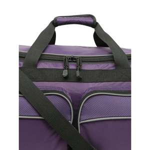 Bolsa Deportiva Morada de Poliéster con Cierre de Cremallera, Correa de Hombro Ajustable, Multifuncional, para Deportes, Fitness, Viajes, Impermeable - Product Image 2