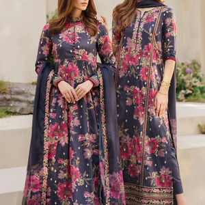 Trajes Salwar Punjabi Étnicos de 3 Piezas para Mujer, con Mangas Largas y Bordados Completos, con Duppata, Precio de Fábrica - Product Image 4