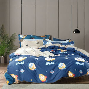 100% ชุดเครื่องนอนผ้าไหมทอใยไหมระบายอากาศระบายอากาศได้ดีเป็นมิตรกับสิ่งแวดล้อมระบายอากาศได้ดีทุกฤดู1ชิ้น - Product Image 2