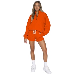 Conjunto Deportivo Informal con Capucha de Alta Calidad y Económico, con Cremallera, 100% Algodón, Ecológico, Antibacteriano, Ropa Deportiva de Invierno de Dos Piezas - Product Image 1