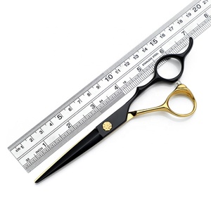 กรรไกรตัดผมสแตนเลสคาร์บอนสูงแบบมืออาชีพ OEM ODM รับทำโลโก้ตามสั่ง ชุดกรรไกรตัดผมสำหรับร้านเสริมสวย - Product Image 5