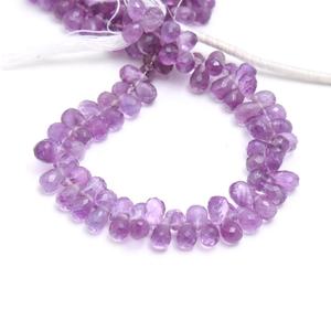 100% llegada Natural Brasil amatista facetada forma de gota cuentas Briolette amatista gotas para la fabricación de joyas - Product Image 5