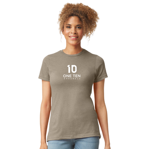 T-shirt pour femme en tissu doux, décontracté, à manches courtes, col rond, respirant, confortable, basique pour tous les jours - Product Image 1