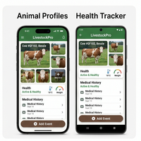 RoyalCraft Enterprise: Aplicación Híbrida para Gestión Ganadera, Salud Animal, Registro de Granja, Clima y Alertas para Android/Linux/MAC (Stock)