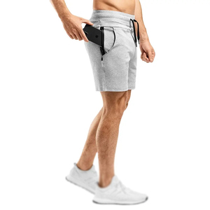 Shorts cargo décontractés pour hommes, respirants, écologiques, coupe-vent, tricotés, avec poches, marque privée OEM - Product Image 6