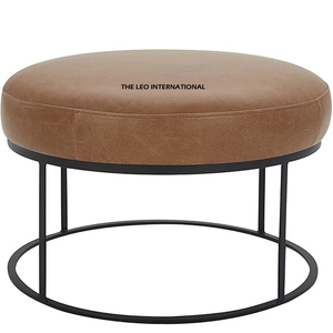 Retro Vintage Genuine <b>Leather</b> Long Bench <b>Stool</b> for Restaurant Dining Room Seat Living Room/Entryway Home Decor Furniture - Product Image 5