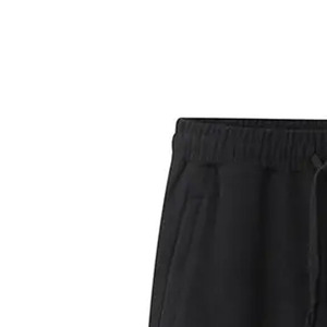 LAMA INDUSTRIES <b>Men's</b> Black Cotton Sweatpants Elastic Waist Drawstring Casual <b>Joggers</b> Side Pockets Lightweight Knitted Spring - Product Image 2