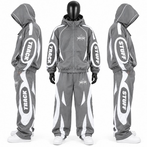 Chaqueta Cortavientos de Manga Larga para Hombre, Diseño Color Block, Estilo Urbano, Impresión Serigráfica, Alta Calidad, Precio Económico, MOQ Bajo - Product Image 1