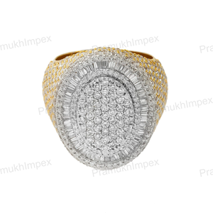 <b>Men</b> & Women’s Round Moissanite Hip Hop <b>Ring</b> 925 Sterling <b>Silver</b> Luxury Iced Band GRA Certified - Product Image 3