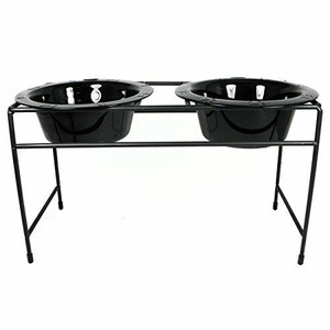 Stainless Steel <b>Dog</b> <b>Bowl</b> <b>Raised</b> Pet Feeding <b>Bowl</b> With Metal Stand for Large <b>Dogs</b> Indoor Handmade With Finishing Customised <b>Bowl</b> - Product Image 4