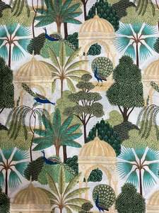 Tela de Algodón Cambray Orgánica con Estampado Tradicional Jaipuri 60x60, Ligera, Estampada a Mano, para Vestidos, Bolsos, Cortinas, Niños - Product Image 3