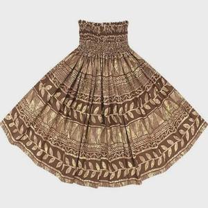 Jupe Hula Culturelle à Imprimé Graphique Traditionnel, Silhouette Ample, Idéale pour Fêtes Insulaires, Vêtement de Mode Estivale pour Femme - Product Image 4