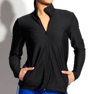 Glitter <b>Rhinestones</b> Front Logo Cheer Warm <b>Jackets</b> Sports Tracksuit Training Wear Women's Gymnastic Dance Team <b>Jacket</b> - Product Image 2