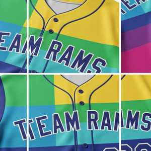 Maillot de baseball personnalisé OEM respirant à col en V et manches courtes avec logo, nom et numéro sublimés (unisexe) - Product Image 4