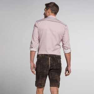 Shorts traditionnels bavarois pour hommes, 100% polyester satiné, imperméables, décontractés et élégants, écologiques, pour l'Oktoberfest allemand - Product Image 3