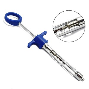 Seringue d'anesthésie passive automatique de qualité supérieure, bleue, auto-aspirante, pour cartouche dentaire, 1,8 ml, outil chirurgical en acier inoxydable - Product Image 2