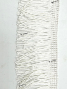 Ribete de Flecos de Cadena de Poliéster Blanco, Borla de Encaje para Prendas y Manualidades - Product Image 4