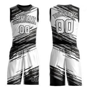 Custom Sublimated Basketball Jersey Set Geometric Print Moisture Wicking Unisex Adult Teamwear All Seasons <b>Athletic</b> Fit - Product Image 4