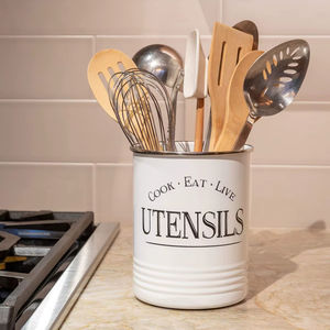 Artistic Design Iron Cutlery <b>Holder</b> For Decorative <b>Utensil</b> Storage Enhancing Kitchen Ambience <b>With</b> Creative Style - Product Image 1