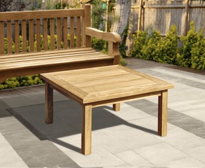 โต๊ะไม้สักพรีเมียมสำหรับห้องรับประทานอาหาร ระเบียงกลางแจ้ง  งานไม้เนื้อแข็งเคลือบผิวธรรมชาติ เฟอร์นิเจอร์ทำมือจากอินโดนีเซีย - Product Image 2