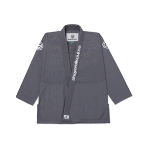 Kimono de Jiu Jitsu Shoyorol Personalizado en Color Gris, Uniforme de Jiu Jitsu Brasileño de Alta Calidad, 100% Algodón - Product Image 1