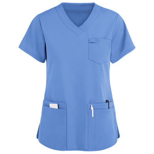 <b>Nursing</b> <b>Scrubs</b> Uniforms Anti-Wrinkle Long Sleeve Graphite Medical Jacket Zipper Woven For Hospital Uniforms <b>scrubs</b> - Product Image 5