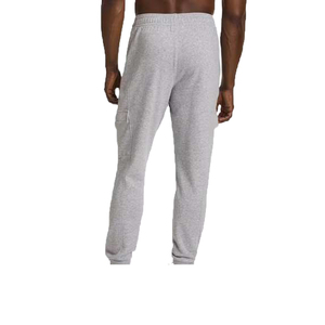 Pantalon de survêtement gris pour homme, taille élastique, poches latérales, décontracté, léger, tricoté, respirant, coupe-vent, avec cordon de serrage - Product Image 3