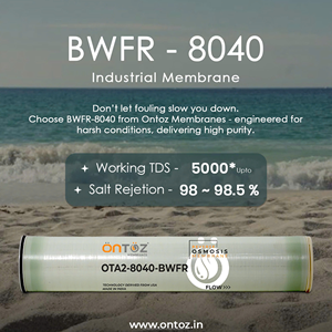 Membrane RO BWFR 8040 en gros pour purificateur d'eau industriel, pièces de filtre à eau manuel, système d'osmose inverse à bas prix - Product Image 4