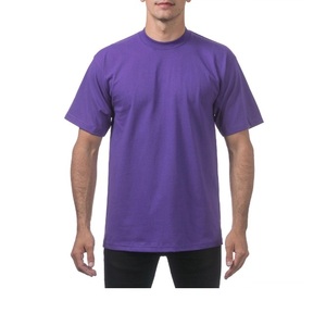 Nouveauté T-shirt pour homme en tissu éponge 100% coton respirant extensible grande taille - Product Image 6