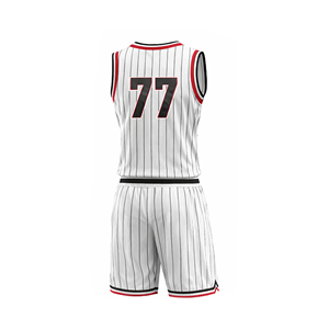 Uniforme de basketball sublimé personnalisé de haute qualité pour équipe et club, grandes tailles, respirant, anti-transpiration, anti-bactérien, séchage rapide - Product Image 3