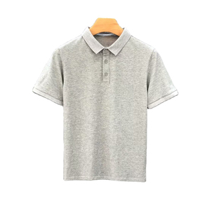 Camisa de Hombre de Manga Corta, 100% Algodón, Transpirable, de Alta Gama, con Estampado Casual Personalizado, Color Sólido, para Verano, Tendencia Glory - Product Image 3