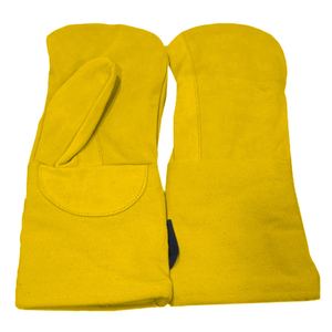 Guantes de Soldadura de Cuero Reforzado de Alto Rendimiento, Resistentes al Fuego, Certificación CE, 11 oz, Puño de Seguridad Antideslizante - Product Image 5